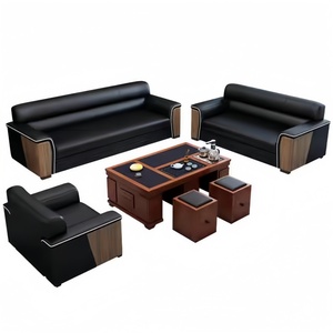 Ensemble moderne et minimaliste de canapé et table basse pour <span class=keywords><strong>bureau</strong></span>, idéal pour les zones de réception et les salons d'affaires - Product Image 4