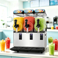 Nouvelle machine à slush commerciale en acier inoxydable avec grande capacité pour cafés et magasins de boissons