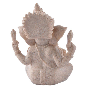 Vintage Art Home <strong>Decorative</strong> Sand Stone Hand Carved <strong>Elephant</strong> Sculpture Figurine Feng Shui <strong>Decors</strong> - Product Image 4