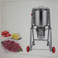 Machine à mélanger de grande capacité commerciale, moulin à aliments en acier inoxydable, mélangeur pour sauce chili sèche/humide, purée de gingembre