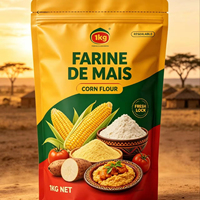 Sachets Doypack Personnalisables, Étanche et Anti-Insectes, pour Farine et Semoule de Maïs, Matière Première Alimentaire, Exportation vers l'Afrique