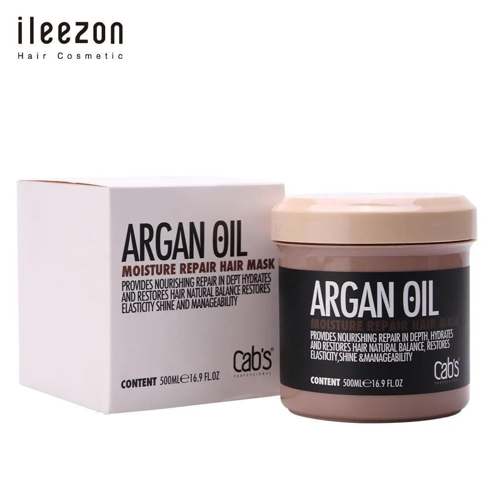 Traitement des cheveux en gros en Chine masque capillaire à l'huile d'argan restaure l'équilibre naturel des cheveux