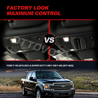 OTTOVOXX Kit de Panel de Interruptores Auxiliares de 6 Canales para Ford F150 2015-2021, Interruptores de Consola Superior para Luces y Accesorios