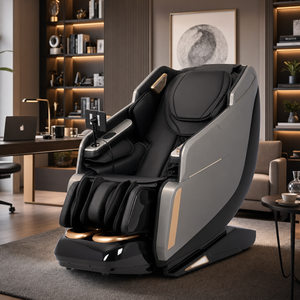 Modern PU Leather Massager <b>Chair</b> 3D <b>Zero</b> <b>Gravity</b> Intelligent Voice Control Hot Compress Luxurious - Product Image 1