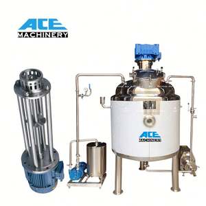 Tanque Mezclador Homogeneizador de 500L con Agitador para Fabricación de Jabón Líquido, Champú, Loción, Gel, con Calentamiento Eléctrico - Product Image 3