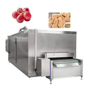 Oceano congelato frutta frutta gamberetti azoto liquido Durian congelamento rapido Tunnel Iqf piastra congelatore per il pollo