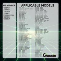 Sensor Tekanan Ban Gussin 433MHz Sensor Tpms untuk Buick Cadillac Chevrolet GMC Holden Tata Opel Hsv OE 13589601 5 Tahun Garansi