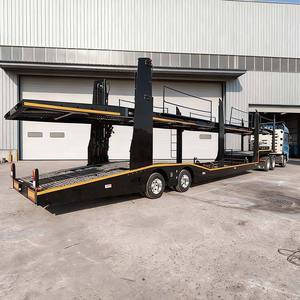 Original Factory 2 Axle <b>Trailer</b> for <b>Car</b> Transportation 8 <b>Cars</b> Vehicle Transport Semi <b>Trailer</b> for Sale - Product Image 3
