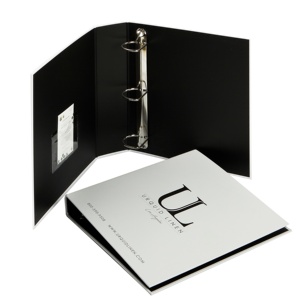 डबल-अंगूठी या ट्रिपल-अंगूठी अनुकूलित कार्यालय फ़ोल्डर - Product Image 1