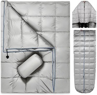 Couverture de camping matelassée personnalisée avec boutons-pression pour pique-nique familial en plein air