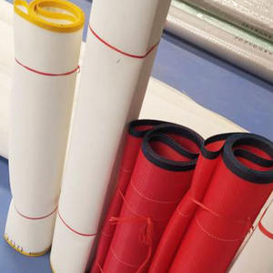 Sortie d'usine personnalisé blanc uni tissé Polyester maille bande transporteuse pour la fabrication de papier boue déshydratation sécheur et système HACCP - Product Image 6