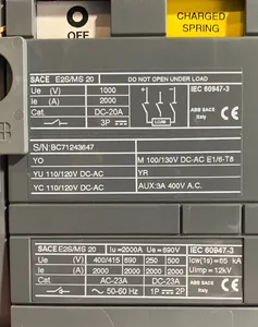 E2 S/MA N 2000 10Q-O/C E1/6 1SDA058873R1 120 Vac E/o Switch - Product Image 4