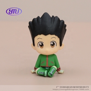 Chasseur X chasseur <span class=keywords><strong>Gon</strong></span> Killua Kurapika Q assis Pose Figure modèle Statue à collectionner Anime voiture décor oeuf poupée figurine d'action - Product Image 2
