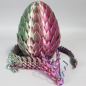 Set de Huevo de Dragón de 60 cm con Flor de Loto de 18 cm, SDB02, Juguete Impreso en 3D, Decoración de Fantasía, Regalo Creativo para Hogar u Oficina - Product Image 5