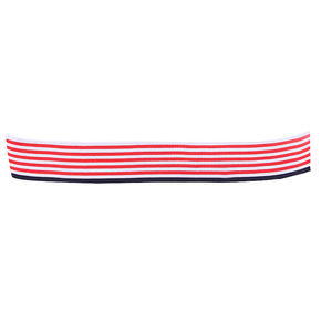 95% polyester + 5% spandex sọc gân cổ áo tay áo HEM Gân Dệt Kim quần áo vải - Product Image 6