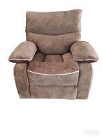 Fauteuil inclinable électrique moderne avec fonction de massage, cadre en bois, pour salon