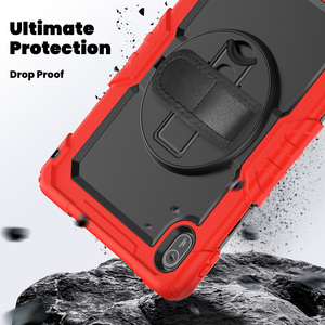 Custodia Protettiva Robusta per <span class=keywords><strong>Tablet</strong></span> <span class=keywords><strong>Huawei</strong></span> Matepad T10 <span class=keywords><strong>T10s</strong></span> 10.1 Pollici in Silicone e PC con Supporto e Tracolla - Product Image 3