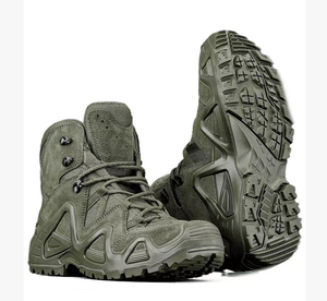 DFLW01 Coffee Brown Sage Green Black Coyote Brown High Quality Tactical <b>Boots</b> No logo Customized <b>hiking</b> shoes - Product Image 4