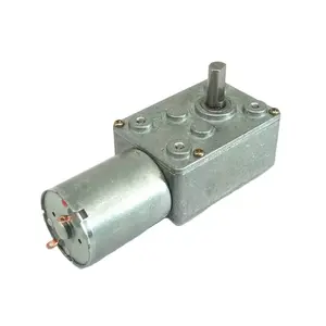 24V động cơ nhỏ 12V Worm Reversible mô-men xoắn cao Turbo jgy370 Worm Gear Motor