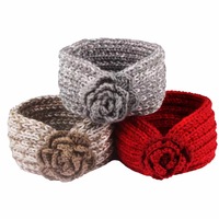 Nouveau design bandeau turban en acrylique pour femmes tricot plus chaud pour l'hiver pour les fêtes sportives utilisation quotidienne
