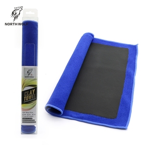 Wholesale North Wolf 2.0 Magic Clay Towel Blue Medium Grade Auto Detailing Car Decontamination Microfiber Cloth 30x31cm Car Wash