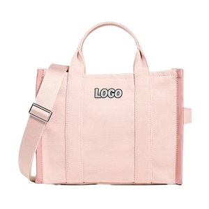 Sacs fourre-tout en toile personnalisés en gros pour femmes, avec fermeture éclair/ouverture, taille et logo personnalisables, couleur au choix, réutilisables et tendance - Product Image 1