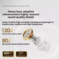 Auriculares Ergonómicos de Clip para Oreja, Diseño Abierto, Uso Cómodo, Sonido HD, Carga Tipo-C, Auricular Individual para Uso Diario