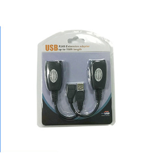 USB To <b>RJ45</b> Extension <b>Cable</b> With Signal Booster For Network Connection Up To 50M - Product Image 2
