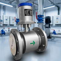 Medidor de Agua Electromagnético de Acero Inoxidable 316L Tipo Dividido KAIFENG NB-IOT DN50-DN300 IP68 con Brida, Listo para Uso Industrial, OEM/ODM