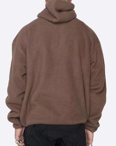 Sweat-shirt à capuche surdimensionné pour homme en polaire sherpa avec fermeture éclair, broderie de masque <span class=keywords><strong>ninja</strong></span>, impression 3D personnalisable, taille XL, hiver - Product Image 4
