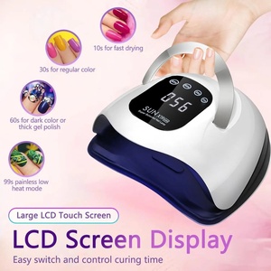 Lampe de séchage UV LED professionnelle SUN X19 MAX pour ongles, 72 perles, séchage rapide du vernis gel, séchoir électrique pour manucure en plastique - Product Image 2