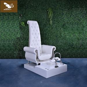 Sillón de Pedicura Bomacy SC-010 con Masaje de Pies, Drenaje, Reposapiés Ajustable, Tina de <span class=keywords><strong>Madera</strong></span> y Vidrio, Equipo de Salón - Product Image 2