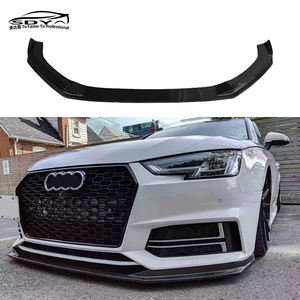 Lip Delantero de Fibra de Carbono de Alta Calidad Estilo ECS para Parachoques Delantero para Audi A4 S-Line S4 B9 - Product Image 2