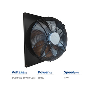 ZIEHL-ABEGG FN080-ZIQ.GL.V7P3 180794 800mm 380-480V 50/60Hz 3.10KW 4.80-3.80A 1100RPM AHU Axial Cooling <b>Fan</b> - Product Image 2
