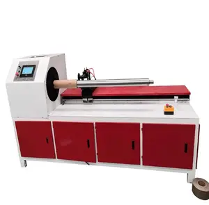 PLC control cardboard paper tube core cutter machine paper round cutter knives tube pipe cutter cutting machine price