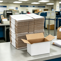 Boîtes d'emballage robustes en carton ondulé 5 plis, doublées d'éponge, personnalisables, recyclables, marron, pour expédition