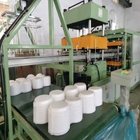 Ligne de production de boîtes alimentaires en mousse PS en gros avec pompe et moteur, traitement automatique multifonctionnel