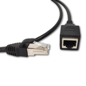Cat5e / Cat6 / <span class=keywords><strong>Cat8</strong></span> macho a hembra RJ45 extensor enchufe acoplador convertidor conector Cable de conexión - Product Image 1