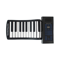 Factory BR-A61 Kids Electronic Organ Hand Roll Piano Keyboard Musical Instruments Foldable Piano With 61 Keys