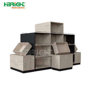 Étagères de supermarché pour les magasins d'alcool Présentoir élégant <span class=keywords><strong>en</strong></span> bois pour le <span class=keywords><strong>vin</strong></span> rouge et le <span class=keywords><strong>vin</strong></span> pour les décorations de magasin Présentoirs de centre commercial - Product Image 4