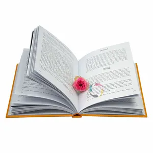 Paleta de sombras de ojos de papel elegante tamaño A5 impresa personalizada colección de uñas Hoover Groove autógrafo libro de invitados de boda para niños