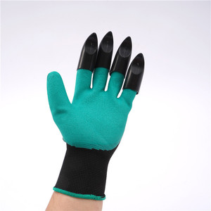 Guanti da scavo da giardinaggio artigli protettivi di sicurezza rivestiti in gomma per la protezione del giardinaggio per piantare fiori di ortaggi - Product Image 3