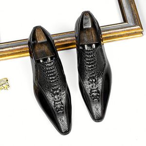 Zapatos de Vestir Formales de Cuero para Hombre, de Lujo, para Oficina, Negocios, Bodas y Eventos Formales - Product Image 4