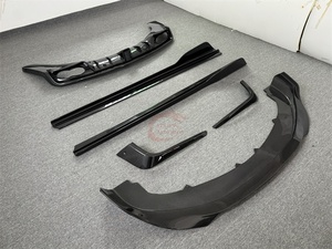 Kit carrozzeria ST stile fibra di carbonio con labbro anteriore del paraurti anteriore canard diffusore posteriore alare gonna laterale per <span class=keywords><strong>Bentley</strong></span> GT2015-2017 continentale - Product Image 3