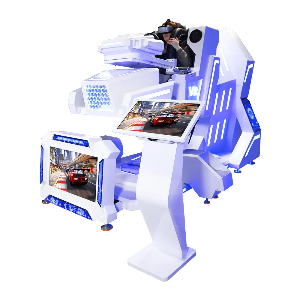 YHY niños adultos en línea comercial Arcade 9D realidad Virtual tiro vuelo juegos máquina simulador equipo silla VR 360