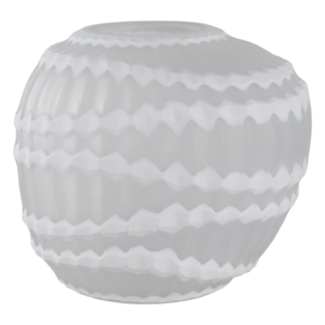 Ornamental Carved Glass Vase For Living Room Bedroom Office Decorative Flower Vase Stylish Display Piece - Product Image 4