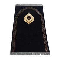 Vente en gros de tapis de ramadan turc élégant tapis de prière islamique tapis de prière musulman perles ensemble cadeau