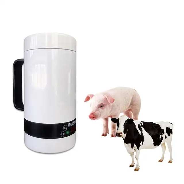 Reusable Veterinary Sperm Warmer Pig COW Constant Temperature Collection Cup Semen Thawing Thermostat