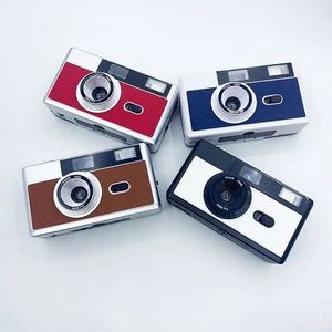 Reusable 35mm Film <b>Camera</b> Vintage Analog Point and Shoot <b>Camera</b> Compact Full Frame <b>Camera</b> with <b>Flash</b> for Kids Travel Photography - Product Image 2