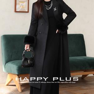 แฮปปี้ พลัสชุดเดรสแขนยาวคอโอจีบสีทึบสีเทาชุดเดรสผู้หญิงไซส์ใหญ่ N9097 - Product Image 5